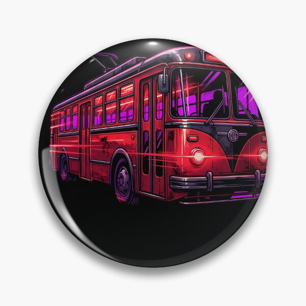 Item preview, Limbus Company Neon Red Bus designed and sold by Senpaiwaves.