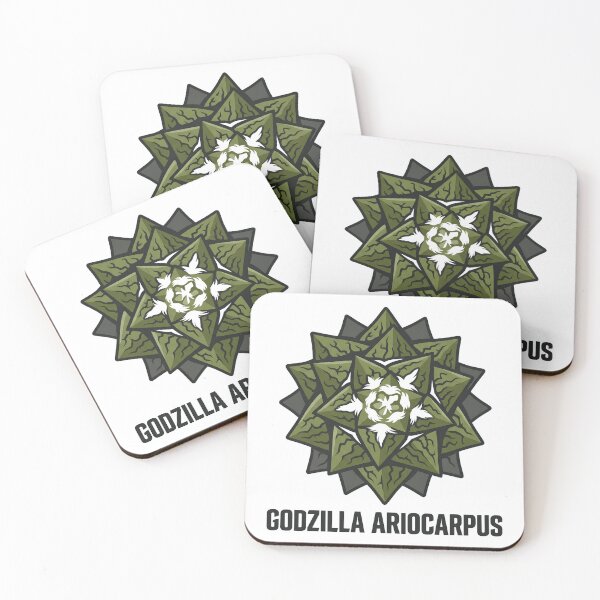 Item preview, GODZILLA ARIOCARPUS FISSURATUS Flat Vector Cactus Streetwear designed and sold by GreenDivisionJP.