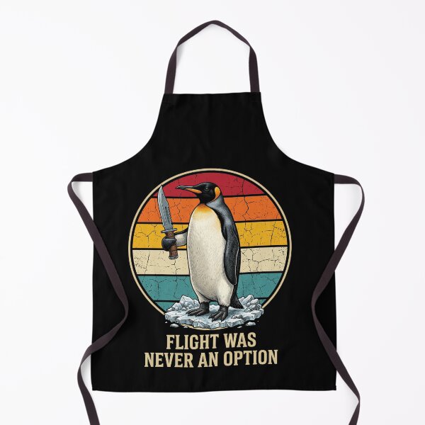 Item preview, Flight Was Never An Option Funny Penguin Knife Humor Animal Meme Lover designed and sold by SofenArt.