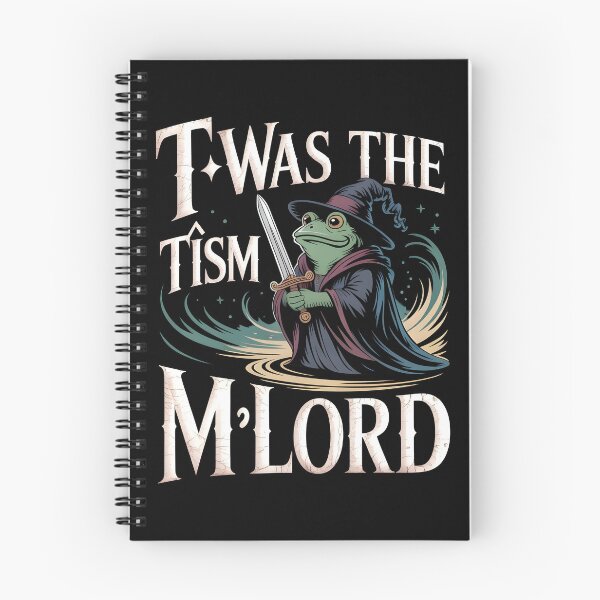 Item preview, T'was The 'Tism M'Lord Medieval Meme Featuring a Frog Wizard Knight designed and sold by Redgiant87x.