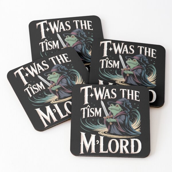 Item preview, T'was The 'Tism M'Lord Medieval Meme Featuring a Frog Wizard Knight designed and sold by Redgiant87x.