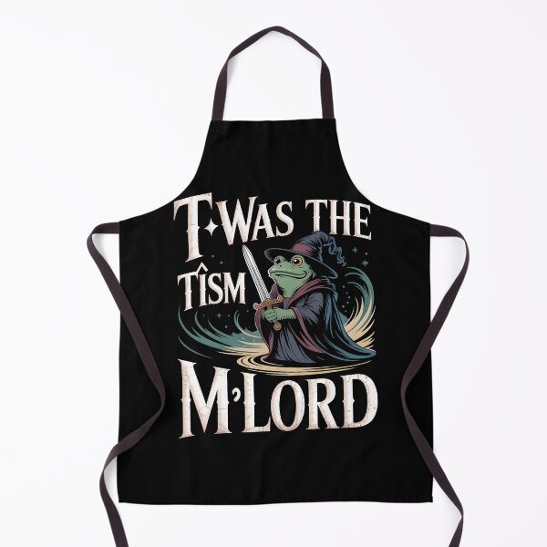 Item preview, T'was The 'Tism M'Lord Medieval Meme Featuring a Frog Wizard Knight designed and sold by Redgiant87x.