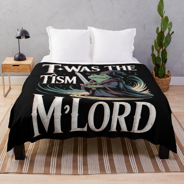Item preview, T'was The 'Tism M'Lord Medieval Meme Featuring a Frog Wizard Knight designed and sold by Redgiant87x.