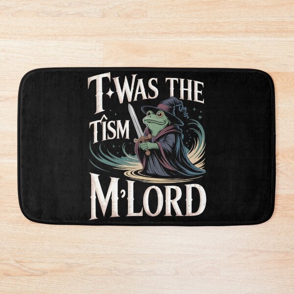 Item preview, T'was The 'Tism M'Lord Medieval Meme Featuring a Frog Wizard Knight designed and sold by Redgiant87x.