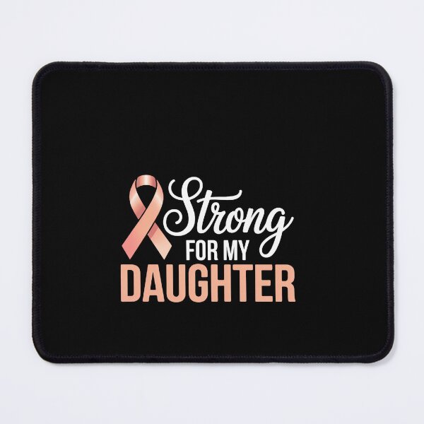 Item preview, Endometrial Cancer Awareness DAUGHTER Support Squad Peach Ribbon designed and sold by SapfireStuArt.