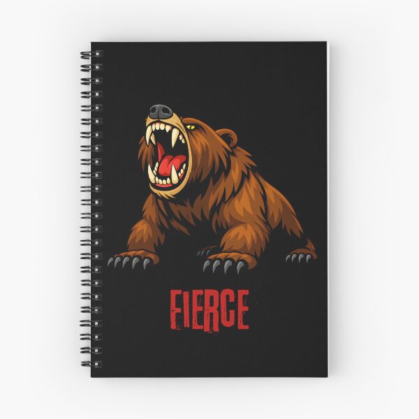 Item preview, Fierce Roaring Grizzly Bear Sticker and T-Shirt designed and sold by ROARSOME DESiGNS.