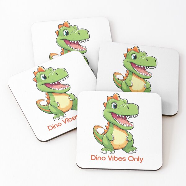 Item preview, Cute Cartoon Dinosaur – Funny Green Dino T-Shirt Design designed and sold by Artimax-Studio.