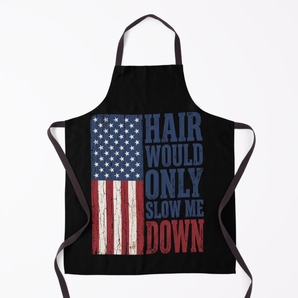 Item preview, Hair Would Only Slow Me Down American Flag Veteran Patriot designed and sold by SofenArt.