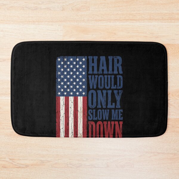 Item preview, Hair Would Only Slow Me Down American Flag Veteran Patriot designed and sold by SofenArt.