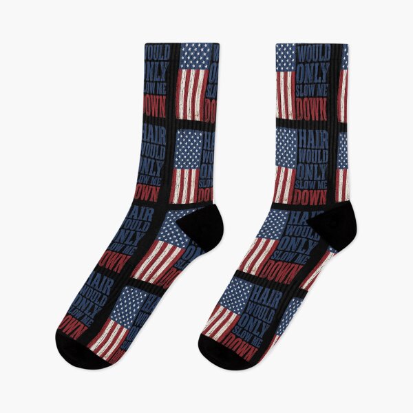 Item preview, Hair Would Only Slow Me Down American Flag Veteran Patriot designed and sold by SofenArt.