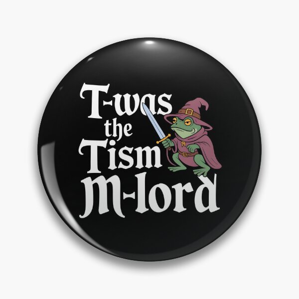 Item preview, T'was The 'Tism M'Lord Funny Autism Medieval Fantasy Frog Wizard designed and sold by Redgiant87x.