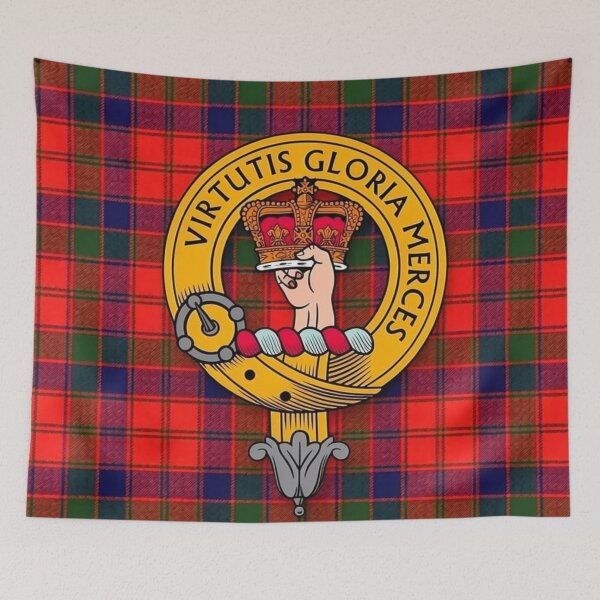 Item preview, Robertson Modern Tartan and Crest designed and sold by Kirrindy Designs.