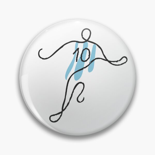 Item preview, Argentina Number 10 Victory Celebration Design designed and sold by missbobbit.