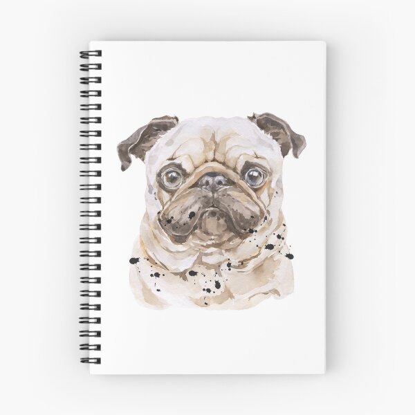 Item preview, Curious Pug Portrait designed and sold by NguyenKatie.