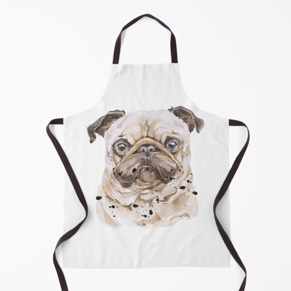 Item preview, Curious Pug Portrait designed and sold by NguyenKatie.