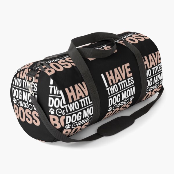 Item preview, i have two titles: dog mom and boss designed and sold by jkrphoto.