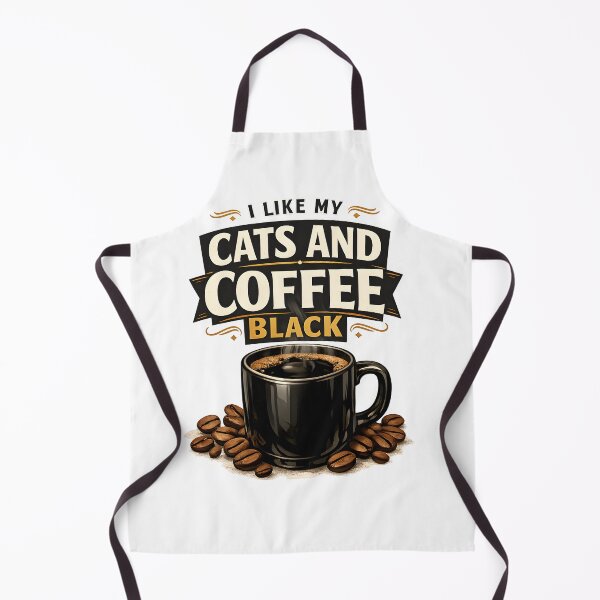 Item preview, I Like My Cats And Coffee Black designed and sold by Byte-shirt.