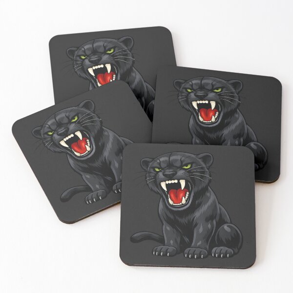 Item preview, Roaring Panther Cub – Cute Fierce Big Cat Illustration designed and sold by ROARSOME DESiGNS.
