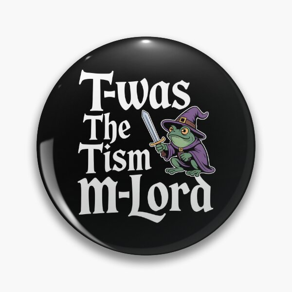 Item preview, T'was The 'Tism M'Lord Medieval Frog Wizard Meme for Fantasy Geeks designed and sold by Redgiant87x.