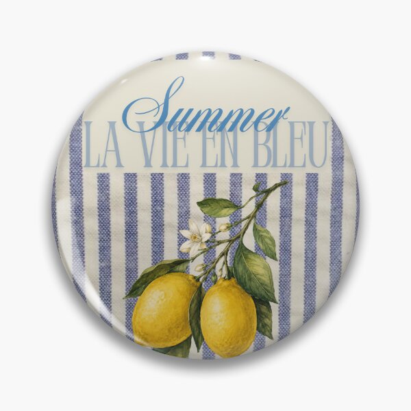 Item preview, Summer La Vie En Bleu Coastal Lemon designed and sold by Luxnox.