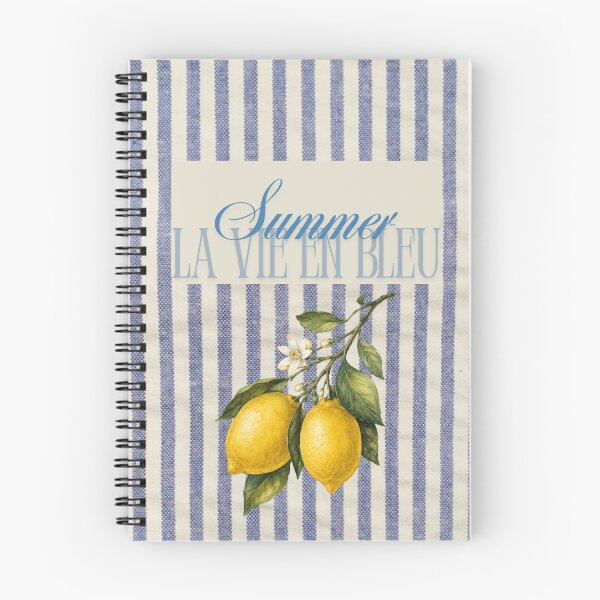Item preview, Summer La Vie En Bleu Coastal Lemon designed and sold by Luxnox.