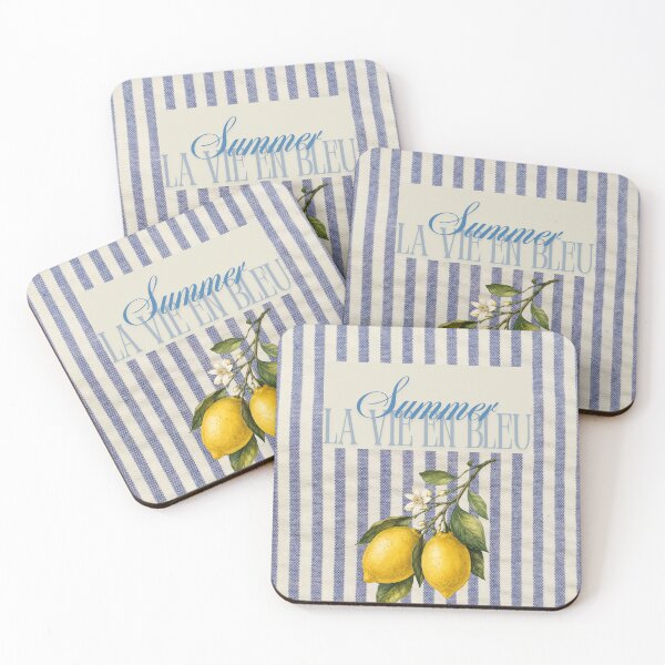 Item preview, Summer La Vie En Bleu Coastal Lemon designed and sold by Luxnox.
