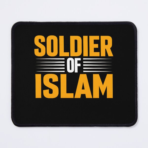 Item preview, Soldier of Islam – Islamic Faith Typography Design designed and sold by HamdPrint ⭐⭐⭐⭐⭐.