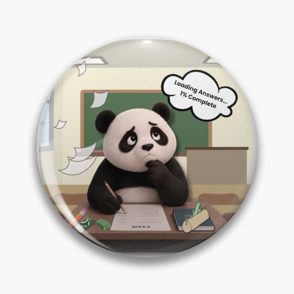 Item preview, Loading Answers Exam Panda Meme designed and sold by EnginerdStudio.
