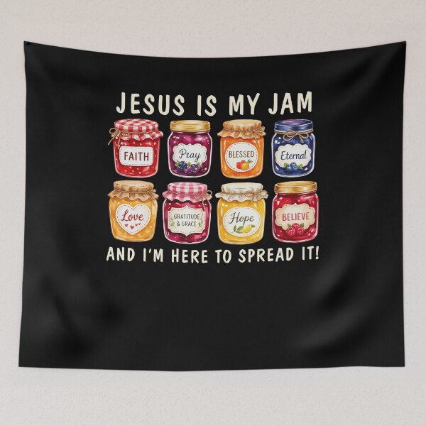 Item preview, Jesus Is My Jam And Im Here To Spread It  designed and sold by studio-ssaam.