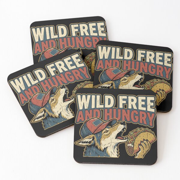 Item preview, Wild Free And Hungry Funny Wolf Taco Shirt designed and sold by TeNovaStudio.
