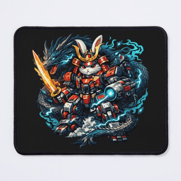 Item preview, Thunderfang Shogun Rabbit designed and sold by LorraineMoatina.
