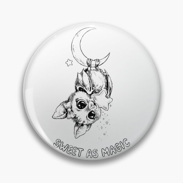 Item preview, Star-Nibbling Bat Familiar - Kawaii Witch designed and sold by bapupa.