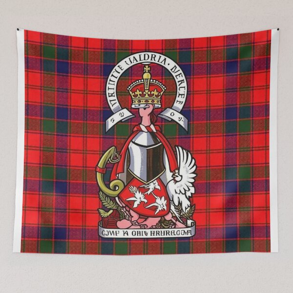 Item preview, Robertson Modern Tartan and Arms for the Chief of Clan Donnachaidh designed and sold by Kirrindy Designs.