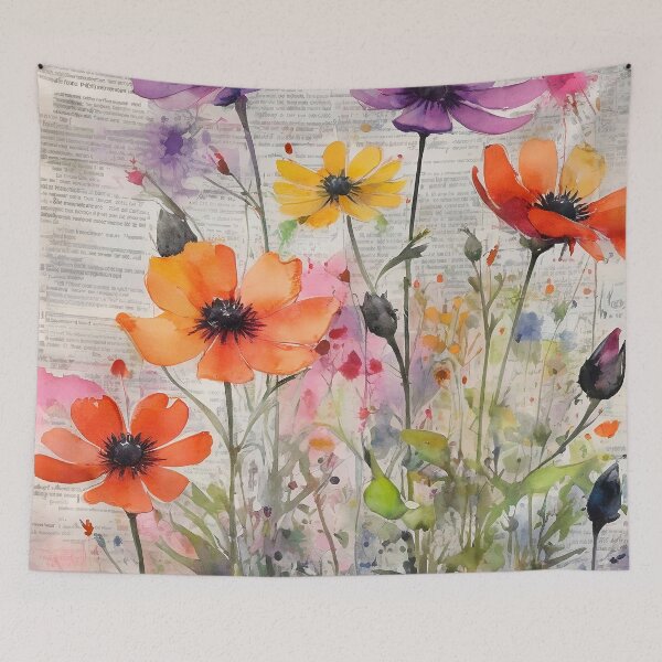 Item preview, Vibrant flowers in the garden designed and sold by paulrommer.