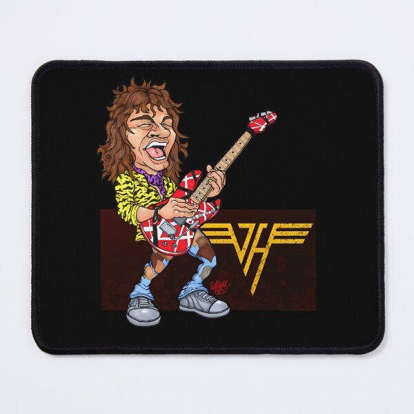 Item preview, Eddie Van Halen Frankenstrat Guitar Caricature designed and sold by emrys2.