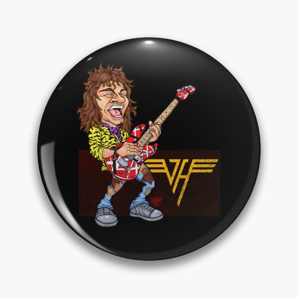 Item preview, Eddie Van Halen Frankenstrat Guitar Caricature  designed and sold by emrys2.