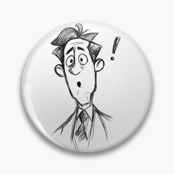 Item preview, Funny Surprised Man | Relatable Humor Gift designed and sold by FMproject.