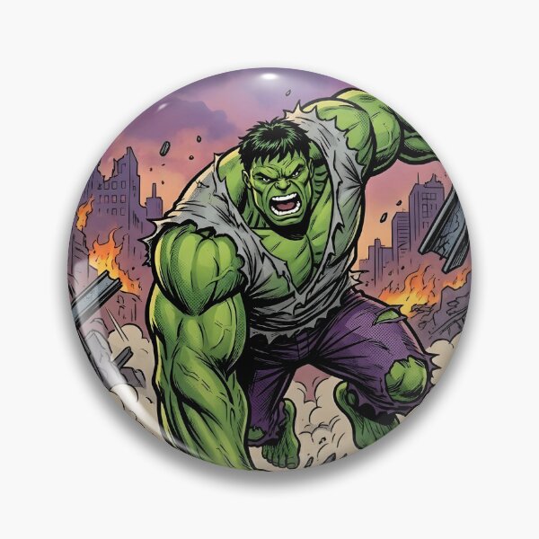 Item preview, Incredible Hulk Rage Retro Comic Art designed and sold by PowerArtUa.