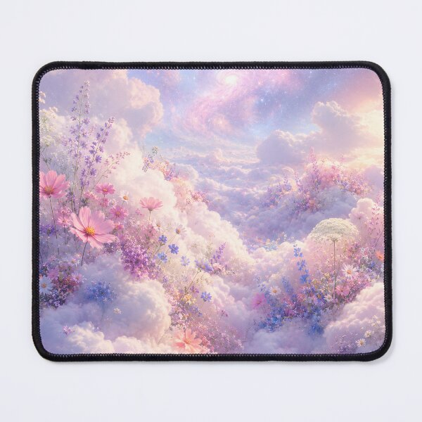Item preview, Watercolor Wildflower Meadow at Sunset Glow Golden Hour Landscape designed and sold by ChubbyGoong.
