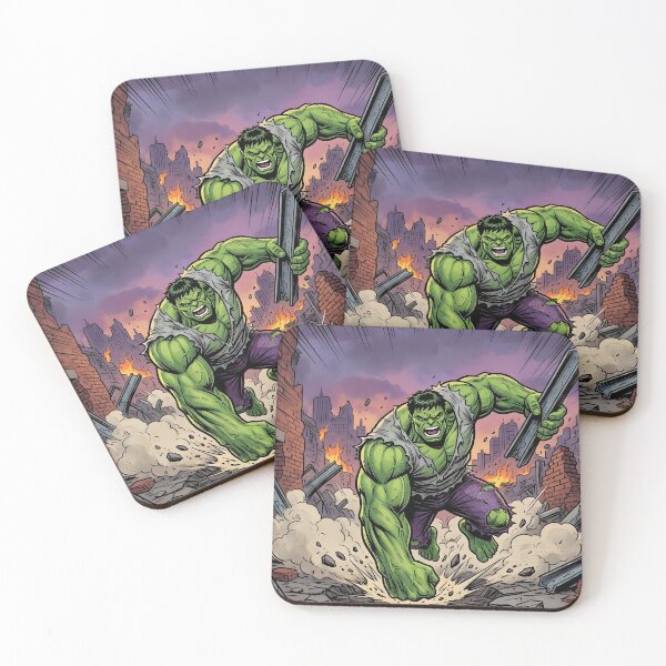 Item preview, Incredible Hulk Rage Retro Comic Art designed and sold by PowerArtUa.