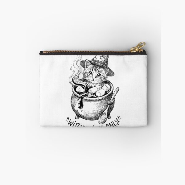 Item preview, Tea-Time Cauldron Cat - Kawaii Witch designed and sold by bapupa.
