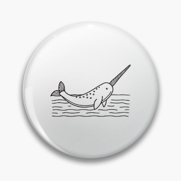 Item preview, Narwhal with Spiral Tusk Near Surface designed and sold by rasagamastore.