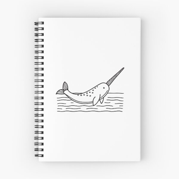 Item preview, Narwhal with Spiral Tusk Near Surface designed and sold by rasagamastore.