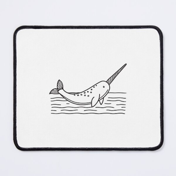 Item preview, Narwhal with Spiral Tusk Near Surface designed and sold by rasagamastore.