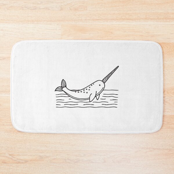 Item preview, Narwhal with Spiral Tusk Near Surface designed and sold by rasagamastore.