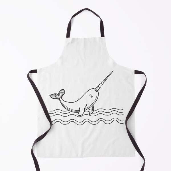 Item preview, Narwhal Gliding Beneath Ocean Surface designed and sold by rasagamastore.