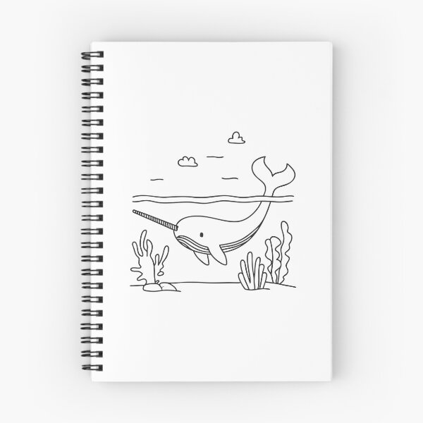 Item preview, Narwhal with Visible Tusk Underwater designed and sold by rasagamastore.