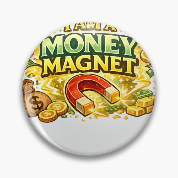 Item preview, I am a money magnet designed and sold by DigiAuraStudio.