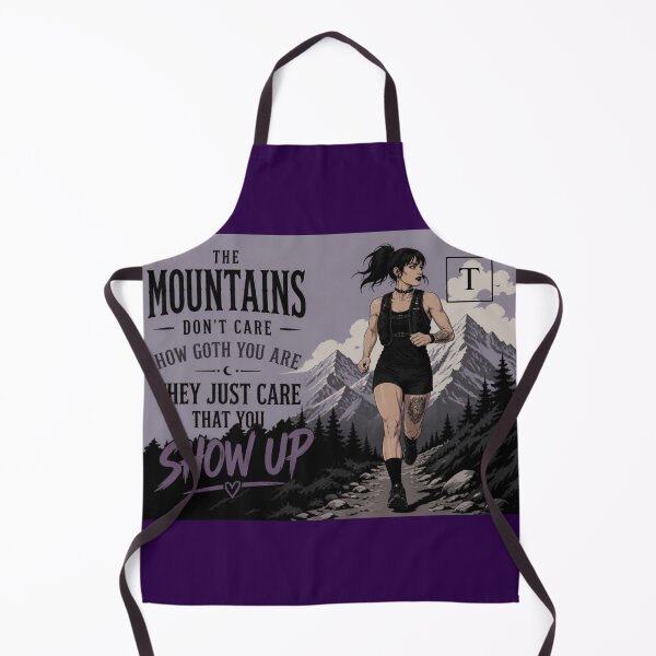 Item preview, The Mountains Don't Care How Goth You Are designed and sold by Toonlympics.