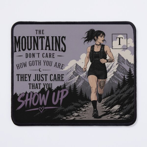 Item preview, The Mountains Don't Care How Goth You Are designed and sold by Toonlympics.